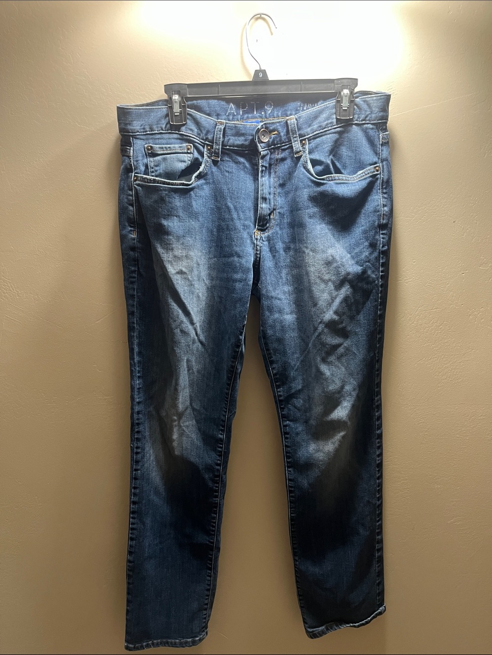 Apt. 9 Men's Blue Slim Straight Jeans